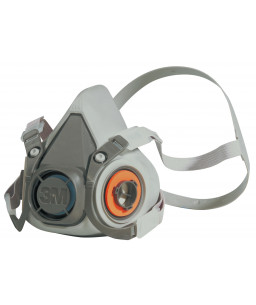3M™ Reusable Half Mask Respirator, Series 6000, Medium 6200, Large 6300
