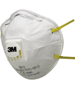 3M™ 8812 FFP1 Particulate Disposable Respirator Valved
