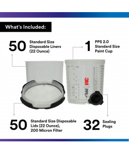 3M™ PPS™ 2.0 ΚIT ΚΑΠΑΚΙΑ & ΚΥΠΕΛΛΑ, 200μ, 650ml, Standard PN26000