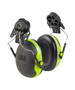 3M™ PELTOR™ Earmuffs Hard Hat Attached X4P3E Hi-Viz 33dB