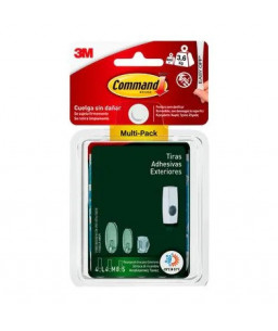 3M™ Command™ Διαφανείς Αυτοκόλλητες Ανταλλακτικές Ταινίες για Εξωτερικούς Χώρους, Διάφορα μεγέθη 17200CLR-AW