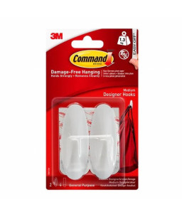 3M™  Command™ Medium Designer Hooks 17081 (1 CASE/2PC)