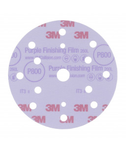 3M™ Purple Finishing Abrasive Film Disc Hookit™ 260L++ 150mm 17 Holes