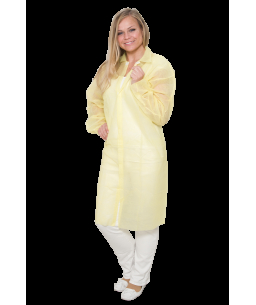 non-woven coat velcro strips Yellow| without pockets RFN 2500234X (1pc)