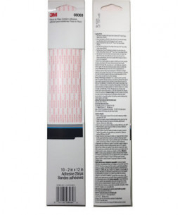 3M™ Press-In-Place Emblem Adhesive, 50.8 mm x 305 mm, 08069