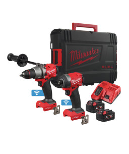 MILWAUKEE 4933493244 M18 FUEL™ ONEPP2A3-502X ONE-KEY HAMMER DRILL/DRIVER + IMPACT DRIVER