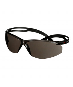 3M™ SecureFit™ 500 Series, Black, Scotchgard™ Anti-Fog/Anti-Scratch Coating (K&N), Grey AF-AS Lens, SF502SGAF-BLK
