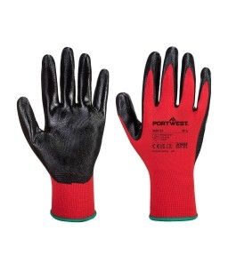 A310 - Flexo Grip Nitrile Gloves Red/Black