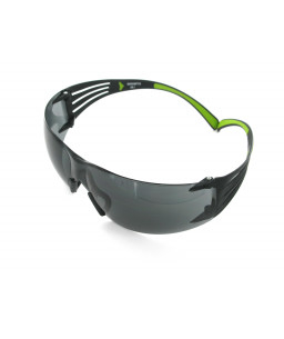 3M™ SecureFit™ SF402AS/AF-EU Safety Glasses, Black/Green frame, Anti-Scratch / Anti-Fog, Grey Lens,